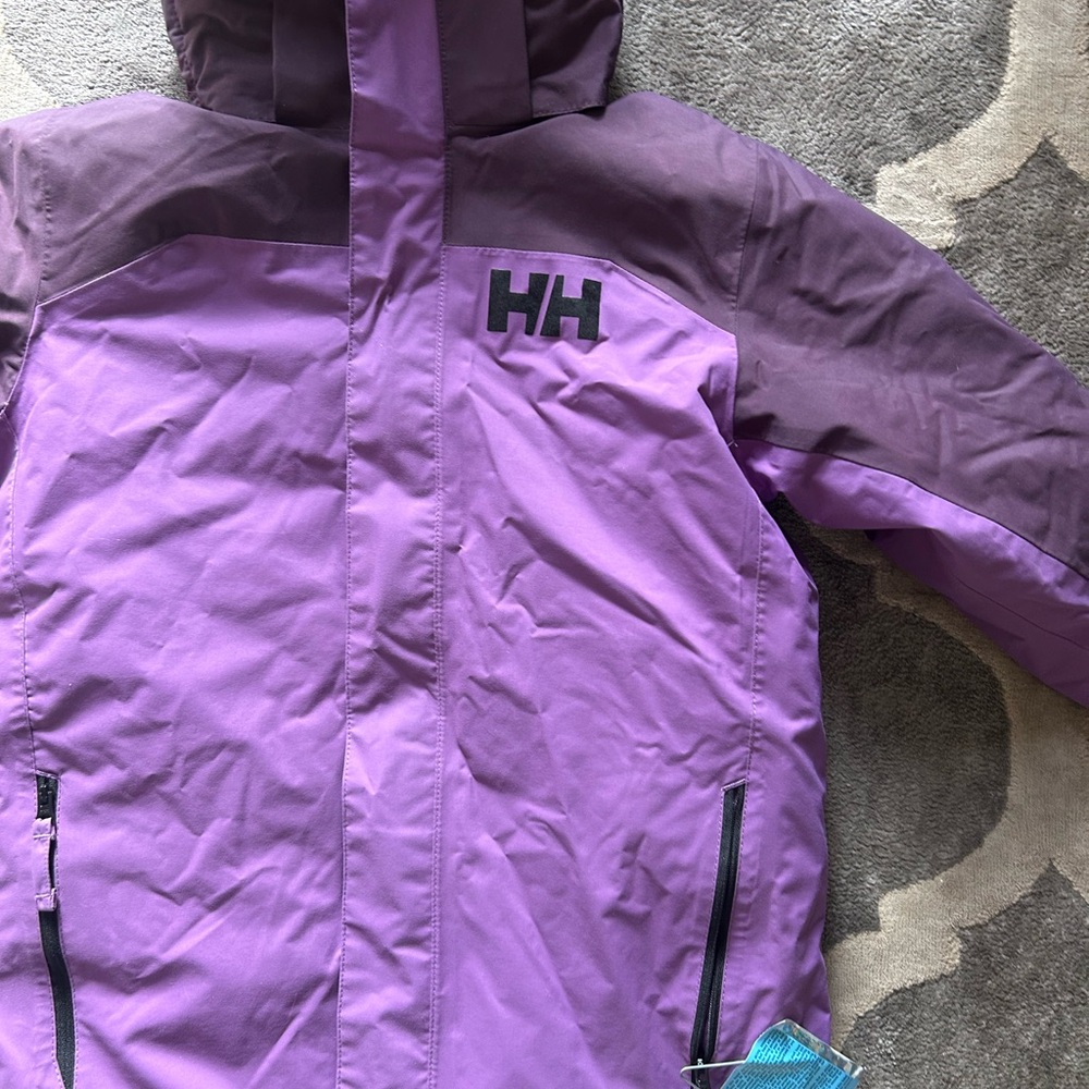 Helly Hansen Summit Bibs and Legend Jacket Set — Kids 12 - Picture 9 of 12